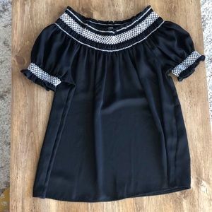 Express off the shoulder shirt